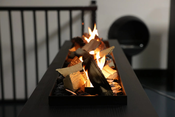 Bioethanol SmartFire Fernbedienung - PRIME A6 100cm mit Deko