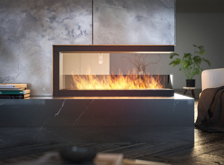 bioethanol-einbaukamin-ethanolkamin-dreiseitig-raumteiler-infire-u-1200-120cm-schwarz-mit-glas-mit-flammen-marmor-raumteiler-modernes-luxus-wohnzimmer