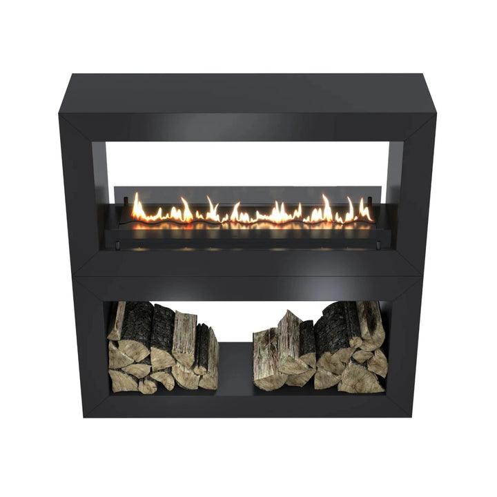Zweiseitiger Bioethanol Standkamin Standofen HOME 120 von WildFlame für Raumteiler