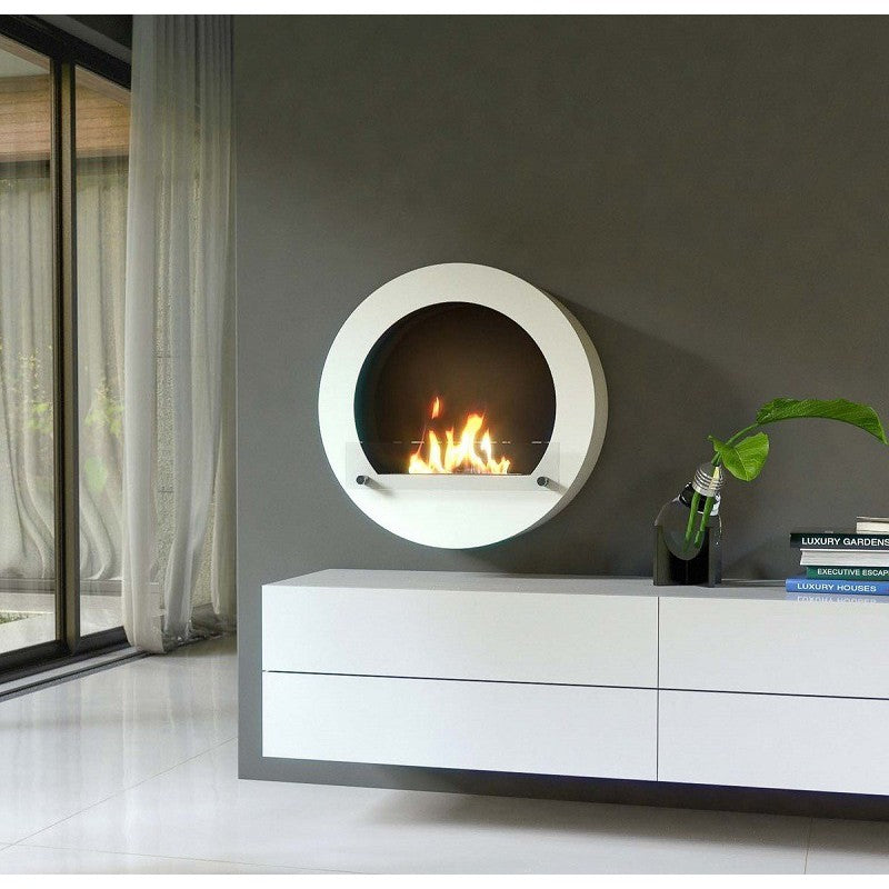 Bioethanol Wandkamin - Hublo Weiss