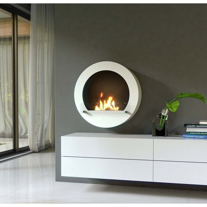 Bioethanol Wandkamin - Hublo Weiss