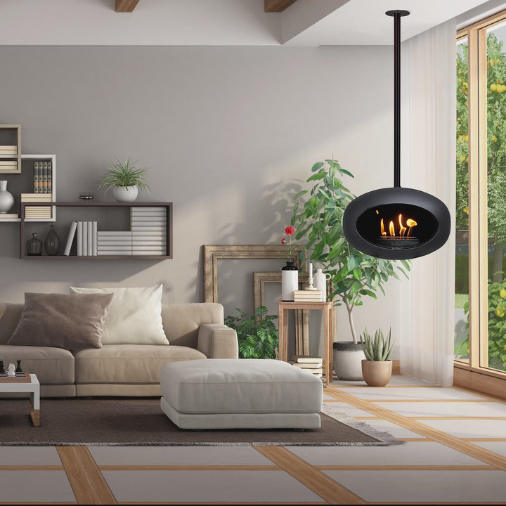 Bioethanol Deckenkamin - Le Feu DOME SKY WEISS/GOLD